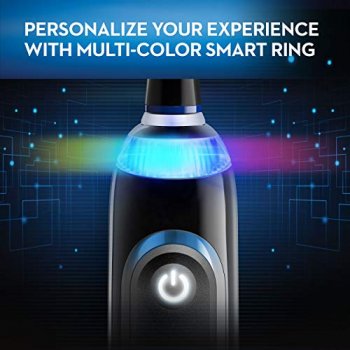 Oral-B Genius Pro 8000 multi color smart ring lit up